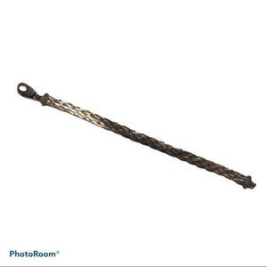 925 DR Italy Woven Sterling Silver Bracelet 4 grams